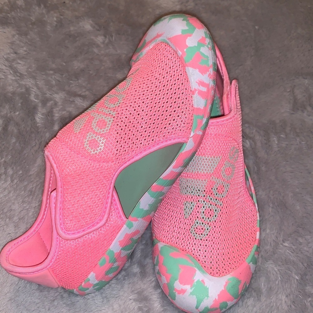 ADIDAS EASY-ON SWIM BEACH SANDALS EVA FOOTBED SIZE 1 STORE DISPLAY MODEL NEW